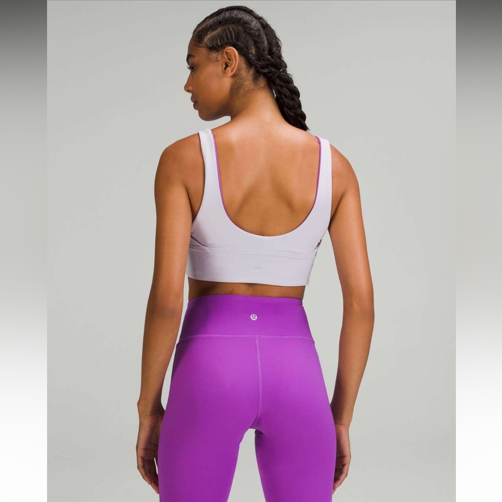 lululemon athletica Light Pink Scoop-Neck Sports Bra